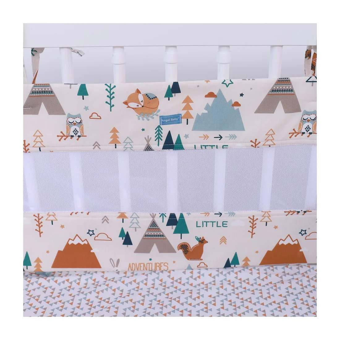 Protecție laterală pentru pătuț 120x60cm "Vestul sălbatic"